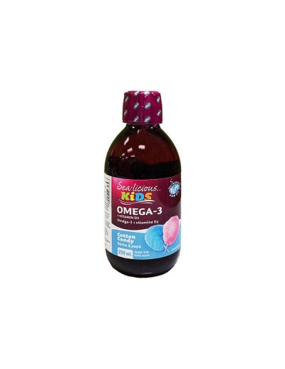 Sea-Licious® Омега 3 1500мг + Витамин Д3 400IU за деца х 250мл Natural Factors | Kids Omega3