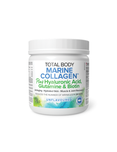 Total Body Collagen™ Рибен колаген + хиалуронова киселина + глутамин и биотин 135гр Natural Factors