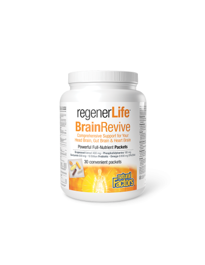 Rеgener Life™ BrainRevive Формула за мозъка х 30 дози Natural Factors