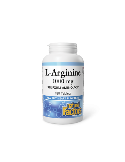 Л-Аргинин 1000мг х 180 таблетки Natural Factors | L-Arginine