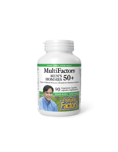  MultiFactors Витамини и Минерали за Мъже 50+ х 90 капсули Natural Factors