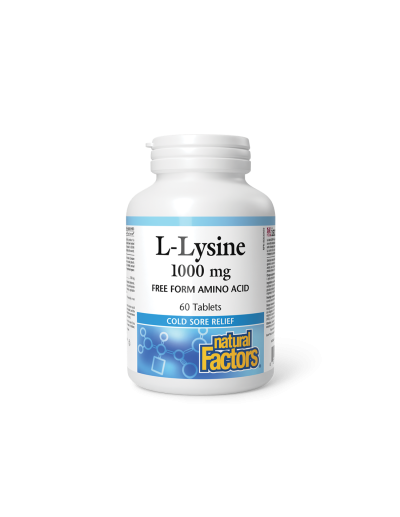 Л-Лизин 1000мг x 60 таблетки Natural Factors |L-Lysine