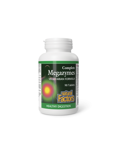 Megazyme Complete Растителни храносмилателни ензими х 90 таблетки Natural Factors