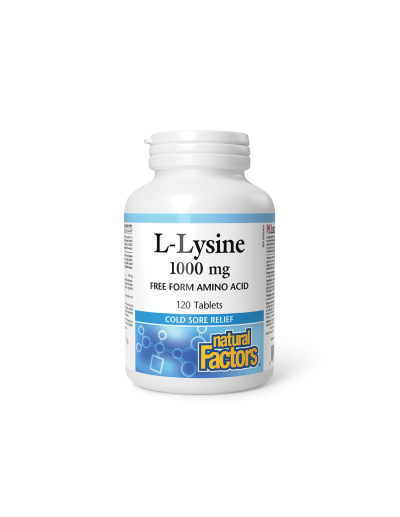 Л-Лизин 1000мг x 120 таблетки Natural Factors | L-Lysine