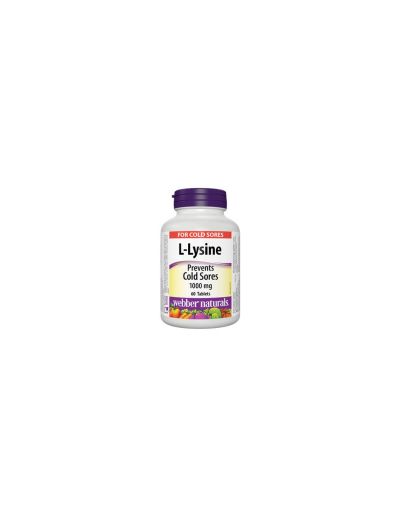 Л-Лизин 1000мг х 60 таблетки Webber Naturals | L-Lysine