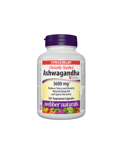 Ашваганда 300мг x 120 капсули Webber Naturals | Ashwaganda Extract