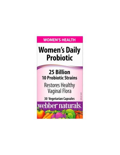 Пробиотик за Жени 25 млрд., 10 щама 30 капсули Webber Naturals | Women's Probiotic