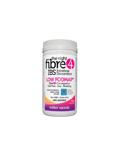 The right Fibre 4 IBS Фибри за баланс на червата х 150гр Webber Naturals | Intestinal Discomfort