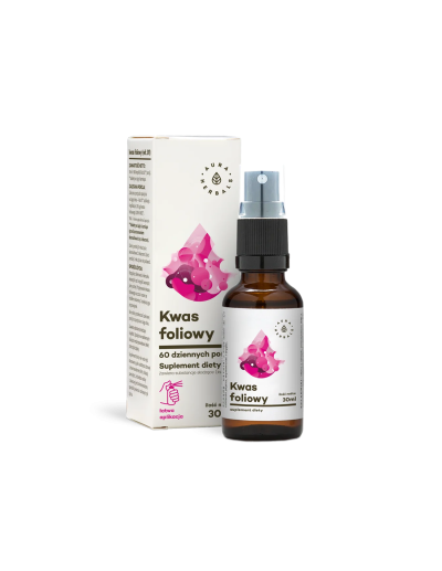 Фолиева киселина спрей 30 ml Aura Herbals (кръвотворене, бременност)