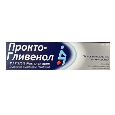 ПРОКТО-ГЛИВЕНОЛ 2,12%/5% крем при хемороиди х 30гр GLAXO