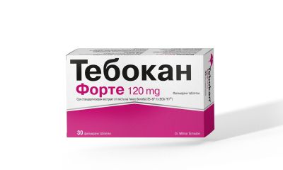 ТЕБОКАН ФОРТЕ 120мг х 30 таблетки NATURPRODUKT (стандартизиран екстакт от гинко билоба)