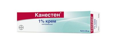 КАНЕСТЕН 1% крем против гъбички х 20гр BAYER (клотримазол)