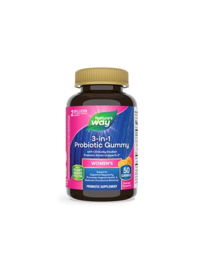 Пробиотик за жени 1 млрд. CFU х 50 желирани таблетки (портокал) Nature's Way | Women's Probiotic Gummies 50s