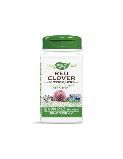 Червена детелина 400 мг х 100 капсули Nature’s Way | Red Clover Blossom Herb