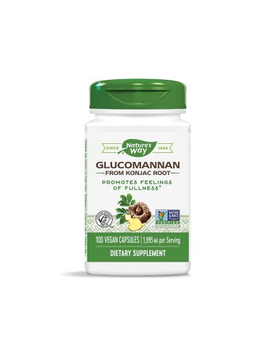 Глюкоманан от корен на Конджак 665 мг x 100 капсули Nature’s Way | Glucomannan from Konjac Root