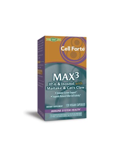 Cell Forté MAX³ IP-6 Формула с инозитол хексафосфат, майтаке и котешки нокът Nature’s Way