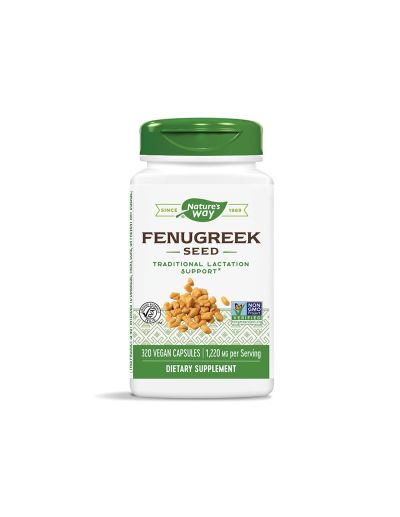 Сминдух семена 610 мг х 320 капсули Nature’s Way | Fenugreek Seed