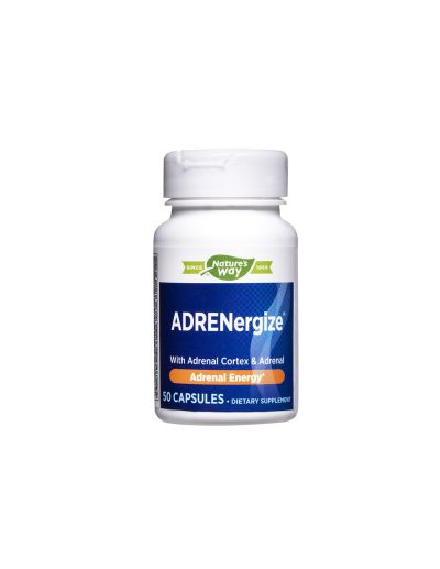 ADRENergize Срещу стрес и в подкрепа на надбъбречната жлеза х 50 капсули Nature’s Way