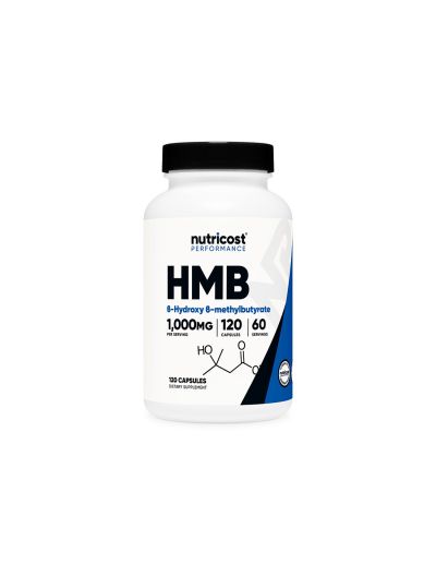 HMB Бета-хидрокси-бета-метилбутират 500 мг х 120 капсули  Nutricost