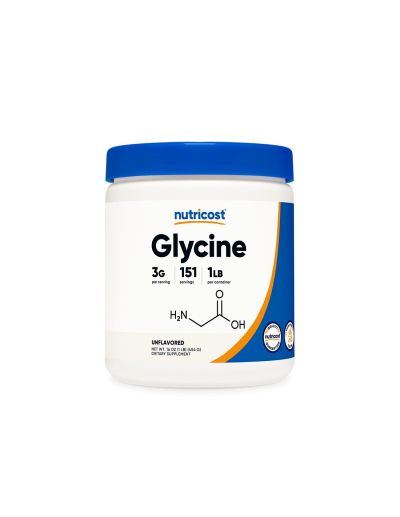 Глицин на прах х 454 гр Nutricost | L-Glycine