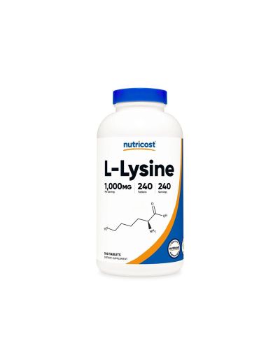 Л-Лизин 1000 мг х 120 капсули Nutricost | L-Lysine