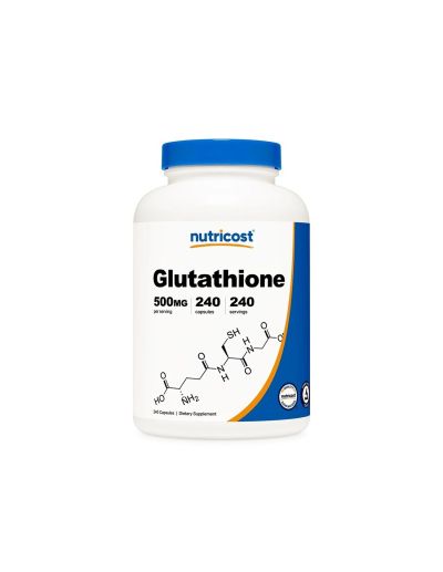 Глутатион 500мг х 240 капсули Nutricost | Glutathione