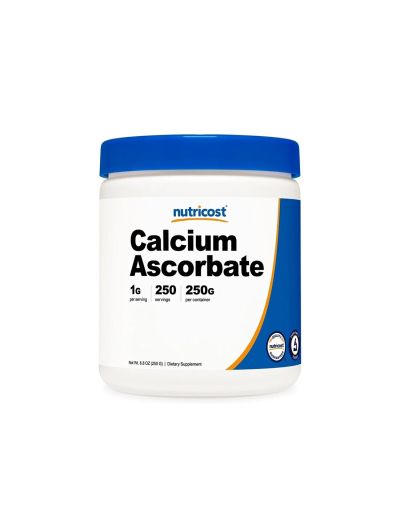 Калциев аскорбат на прах 250 гр Nutricost | Calcium Ascorbate