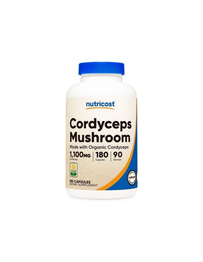 Кордицепс екстракт 550 мг х 180 капсули Nutricost | Cordycept