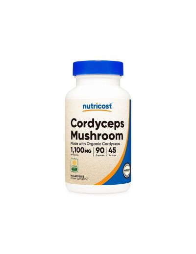 Кордицепс екстракт 550 мг х 90 капсули Nutricost | Cordycept