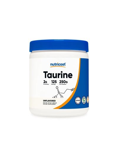 Таурин на прах 250 гр Nutricost | L-Taurine