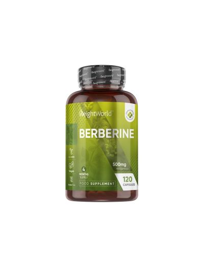 Берберин екстракт 500 мг х 120 капсули Weight World | Berberine Extract