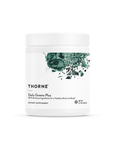 8 съставки за физическа и психическа издръжливост 192 гр прах Thorne | Daily Green Plus