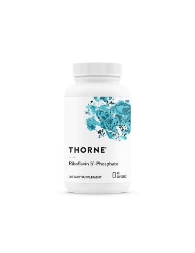 Витамин Б2 (рибофлавин 5-фосфат натрий) 36.5 мг х 60 капсули Thorne | Vitamin B2 Riboflavin