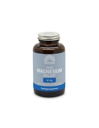 Магнезий малат 700 мг + витамин Б6 х 90 капсули Mattisson Healthstyle | Magnesium Malate