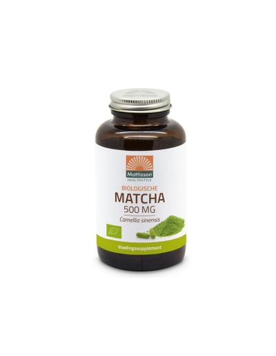 Матча био екстракт 500 мг х 60 капсули Mattisson Healthstyle | Matcha