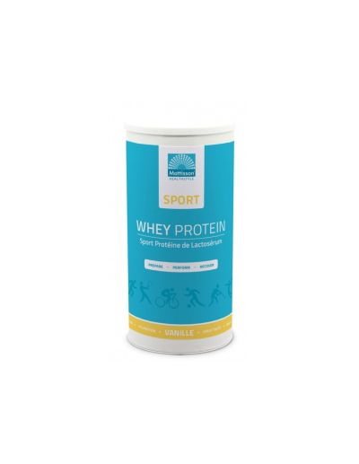 Суроватъчен протеин х 450 гр на прах с вкус на ванилия Mattisson Healthstyle | Sport Whey Protein