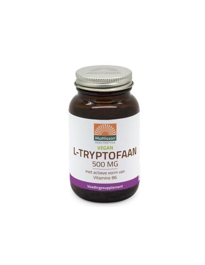 Л-Триптофан 500 мг x 60 капсули Mattisson Healthstyle | L-Tryptophan