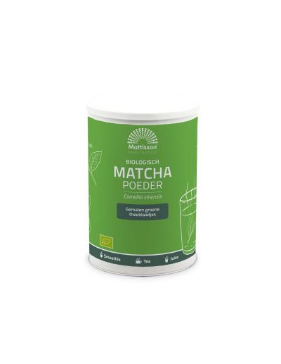 Матча Био на прах х 350 гр Mattisson Healthstyle