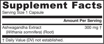 Ашваганда екстракт 300 мг х 120 капсули ДЖАРОУ | Jarrow Formulas Ashwagandha