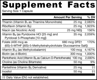 B-Right Витамини Б Комплекс х 100 капсули ДЖАРОУ | Jarrow Formulas