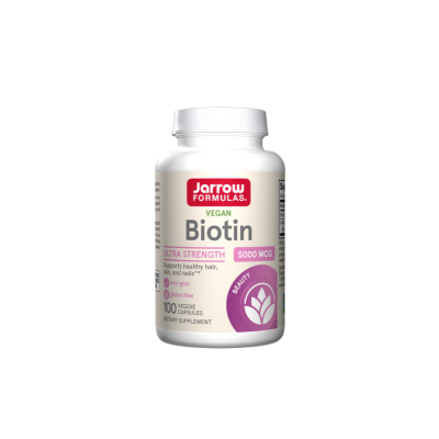 Биотин 5000 мкг х 100 капсули ДЖАРОУ| Jarrow Formulas Biotin