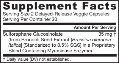 БРОКОМАКС Екстракт от Броколи (сулфорафан) х 60 капсули ДЖАРОУ | Jarrow Formulas BroccoMax