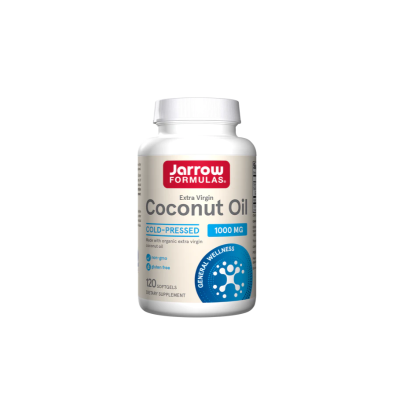 Кокосово масло 1200 мг х 60 капсули ДЖАРОУ | Jarrow Formulas Coconut Oil Extra Virgin 