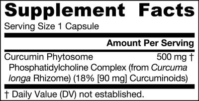 Куркумин Фитозоми 500 мг х 60 капсули ДЖАРОУ | Jarrow Formulas Curcumin Phytosome