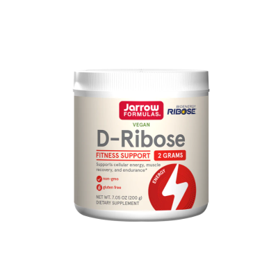 D-Рибоза на прах х 200 гр ДЖАРОУ | Jarrow Formulas D-Ribose Powder