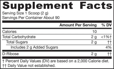 D-Рибоза на прах х 200 гр ДЖАРОУ | Jarrow Formulas D-Ribose Powder