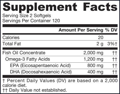 Омега 3 ЕПА + ДХА Баланс х 120 капсули ДЖАРОУ | Jarrow Formulas EPA-DHA Balance 2:1