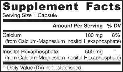 Инозитол Хексафосфат 500 мг х 120 капсули ДЖАРОУ | Jarrow Formulas IP6 - Inositol Hexaphosphate