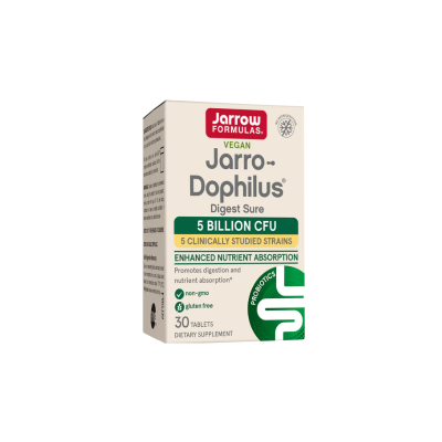 ДЖАРОУ ДОФИЛУС Пробиотик за добро храносмилане х 30 капсули| Jarrow Formulas Jarro-Dophilus® Digest Sure