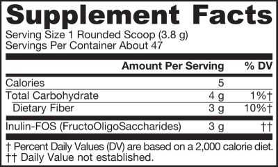 Пребиотик Инулин + Фруктоолигозахариди на прах х 180 гр ДЖАРОУ | Jarrow Formulas Prebiotic Inulin-FOS